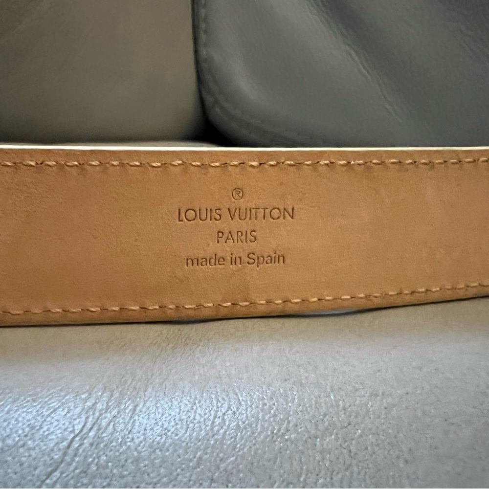 Louis Vuitton White Multicolor w/ Red Buckle and closure Belt - Picture 5 of 6
